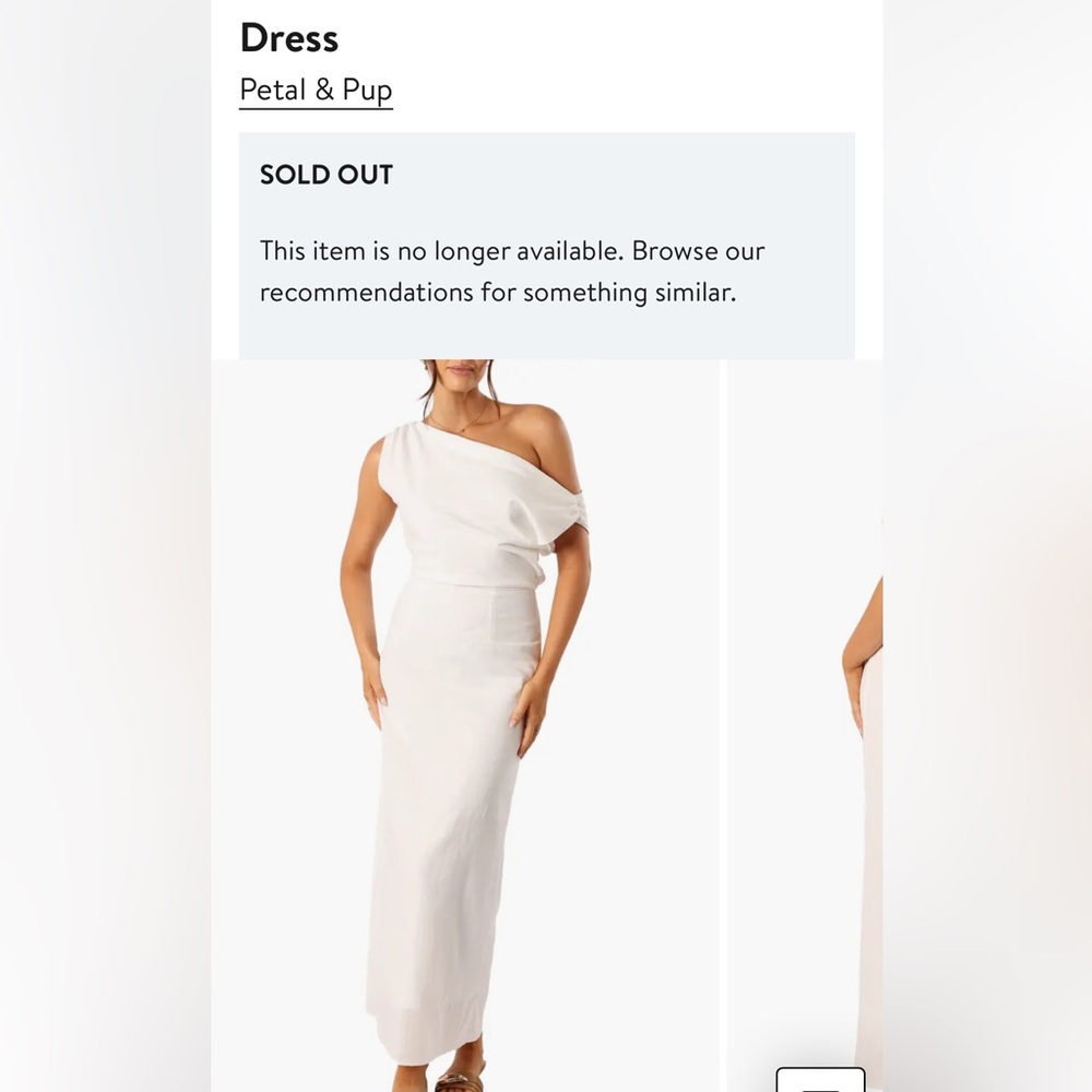 Cosma One-Shoulder Cotton Dress